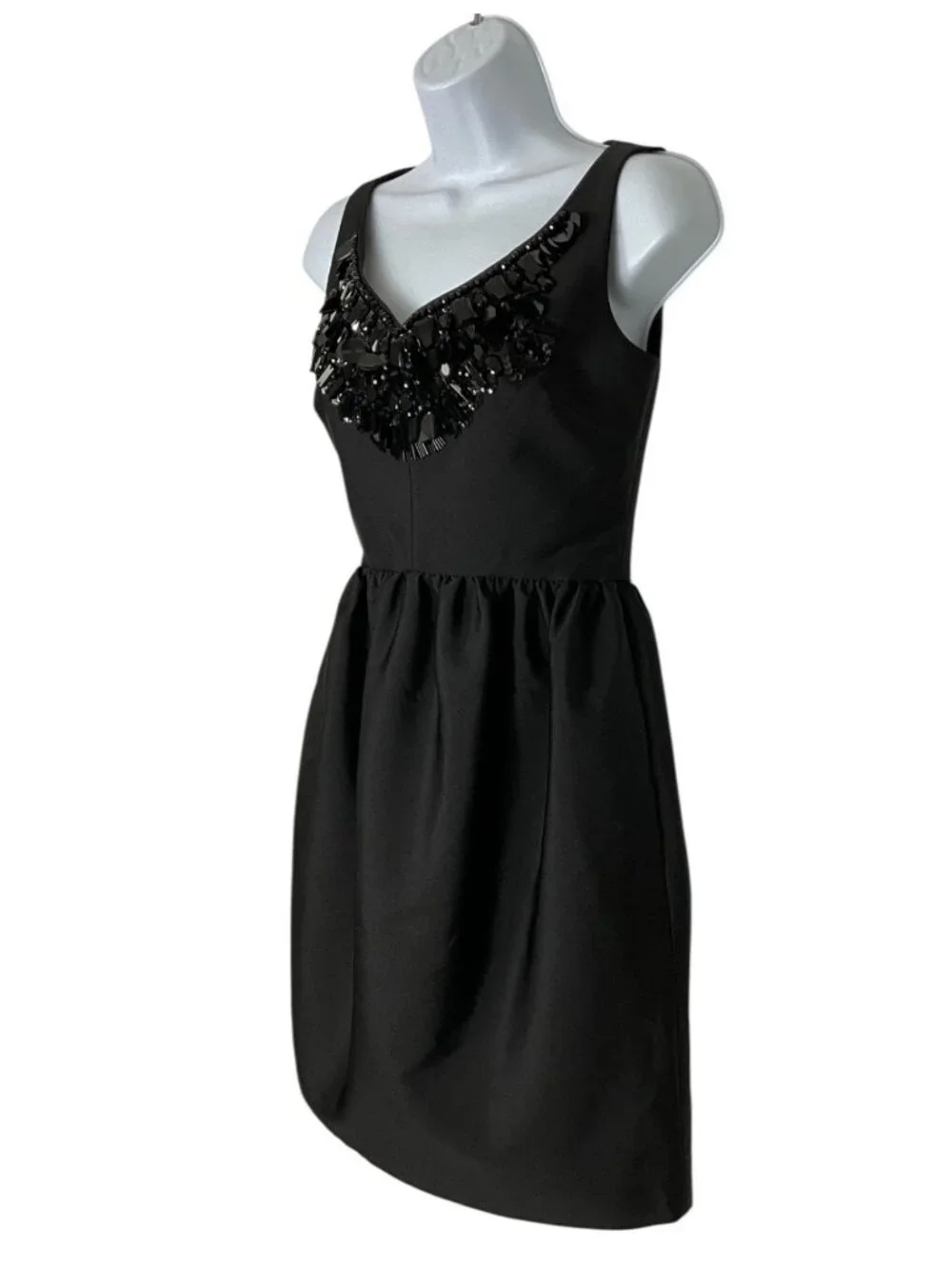 Kate Spade Embellished Cupcake Dress 0 Black Mini